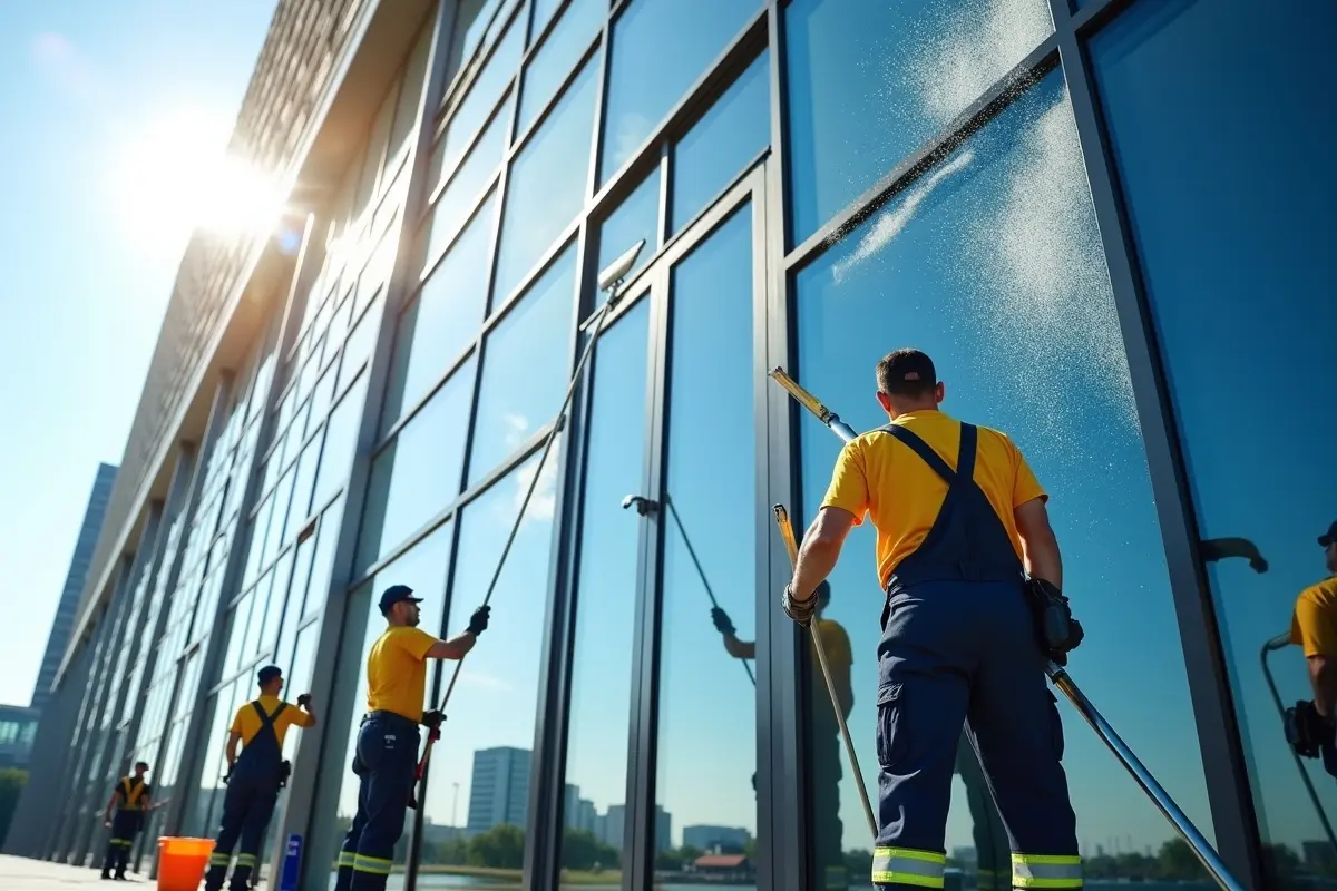 Crystal Clear: Why Commercial Window Cleaning is Essential for Your Office
